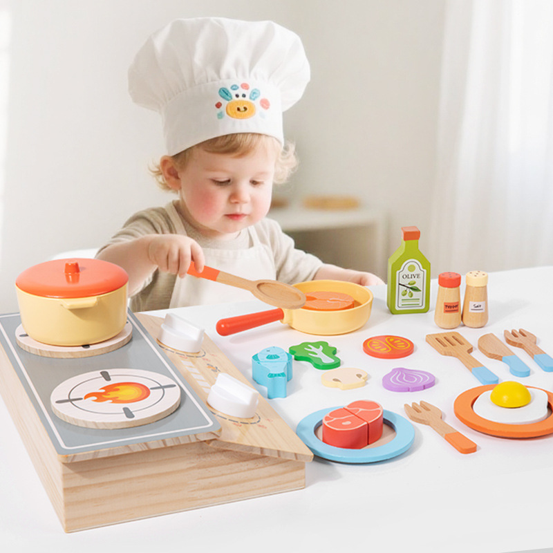 Kitchen Gadgets Kids - Montessori Early Education Wooden Child Simulation