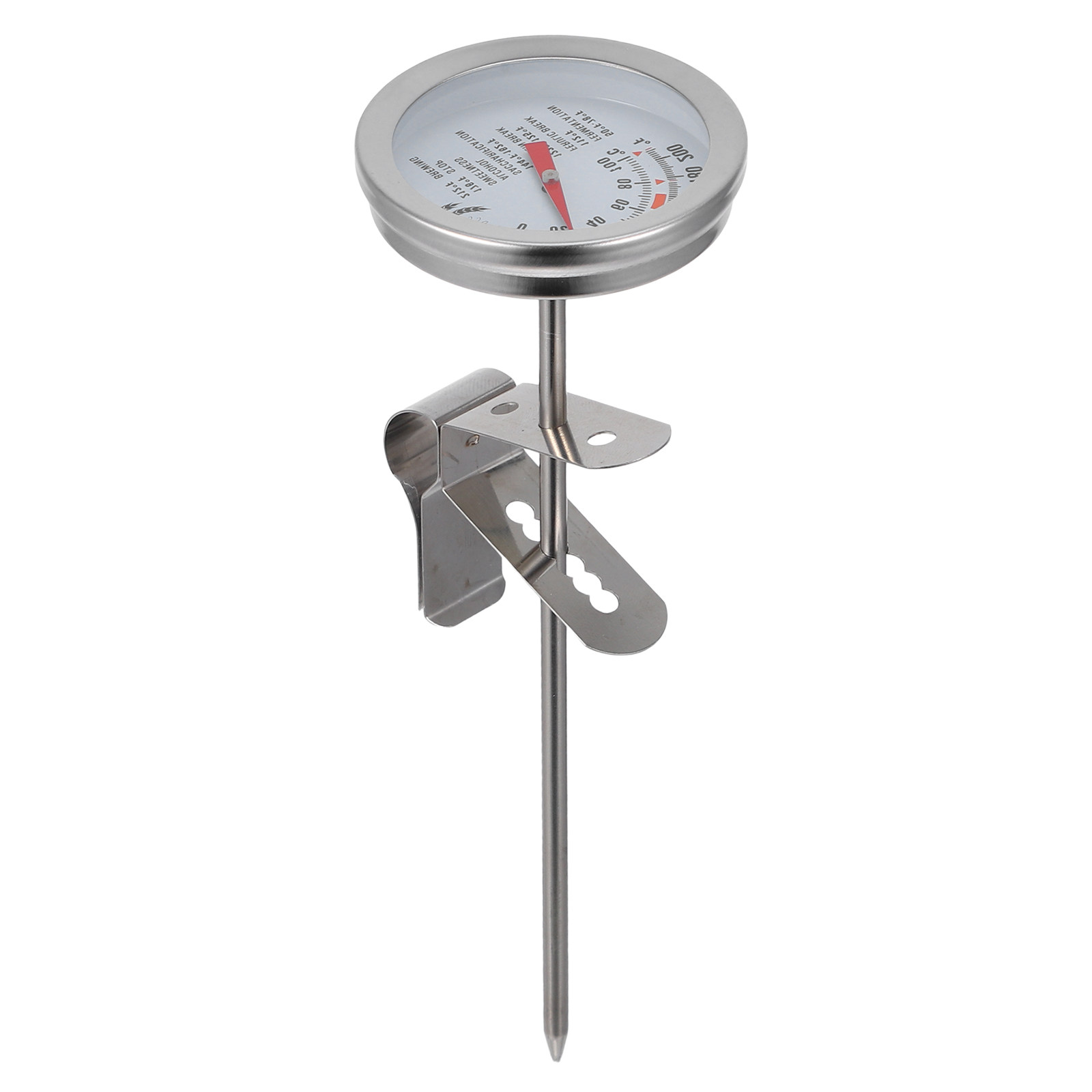 Instant Read Thermometer - 304 Stainless Steel Detachable Beverage Thermometer