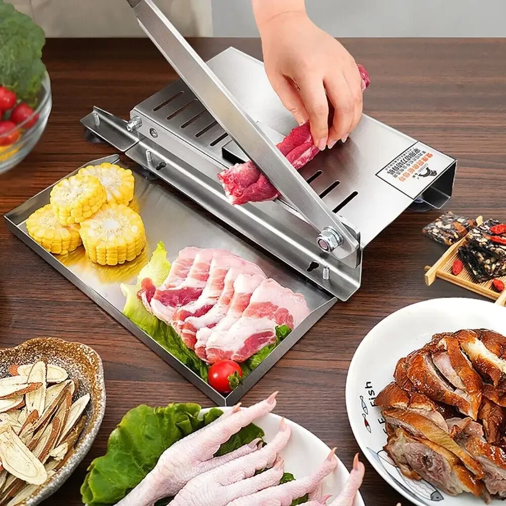 Kitchen Gadgets Machine - Commercial Household Manual Lamb Slicer Bone