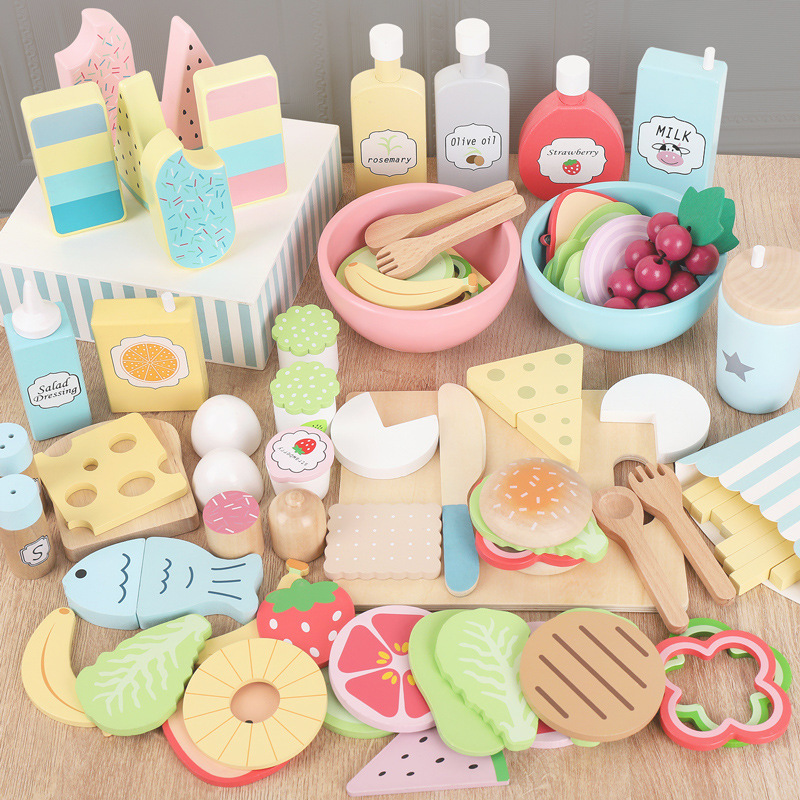 Kitchen Gadgets Kids - Wooden Pretend Play Food Kitchen Toys