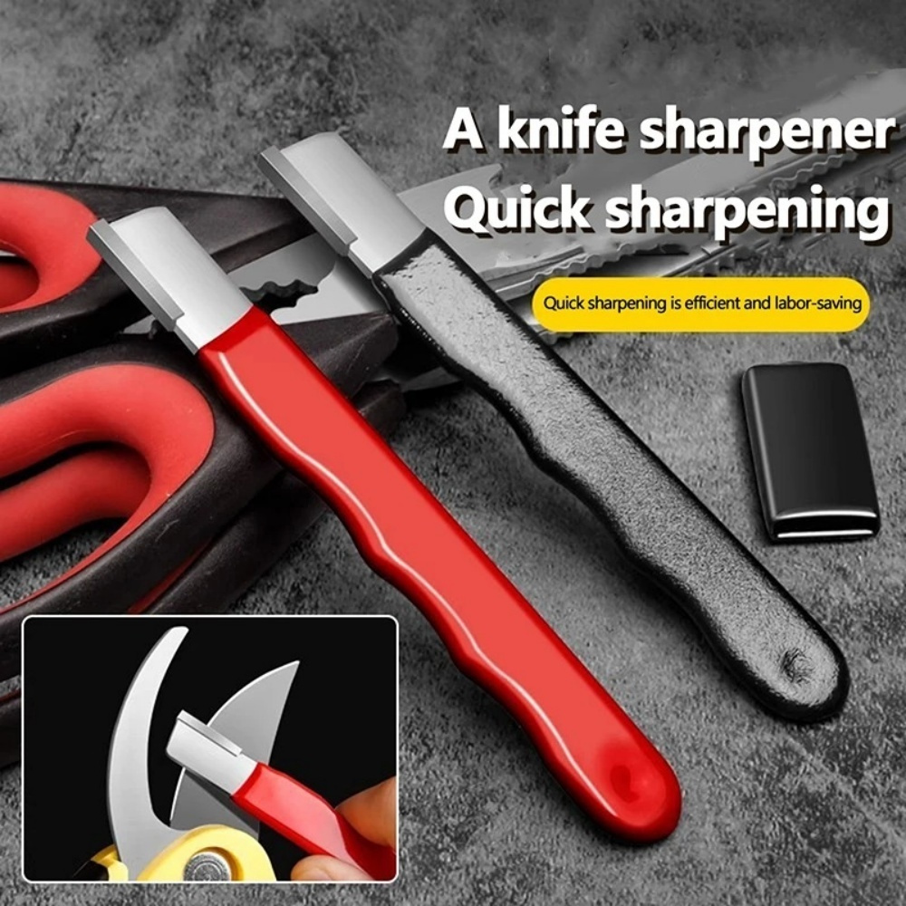 Kitchen Handy Gadgets - Professional Metal Knife Sharpener Scissors Sharpener