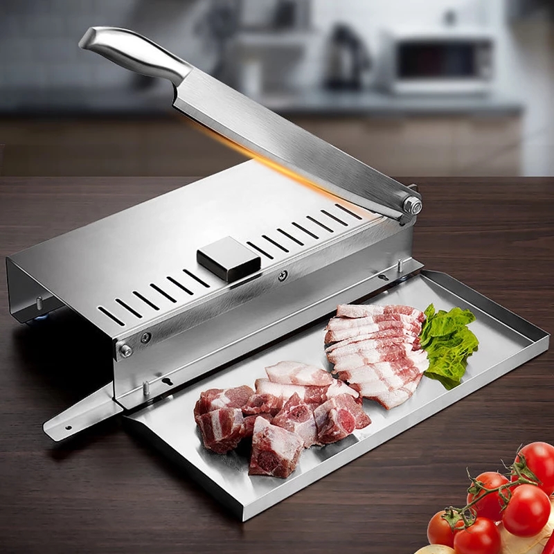 Kitchen Gadgets Machine - Commercial Household Manual Lamb Slicer Bone