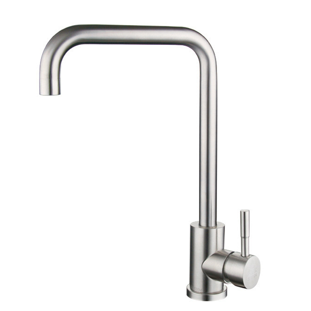 Kitchen Gadgets Mixer - Kitchen Faucet 304 Stainless Steel Single