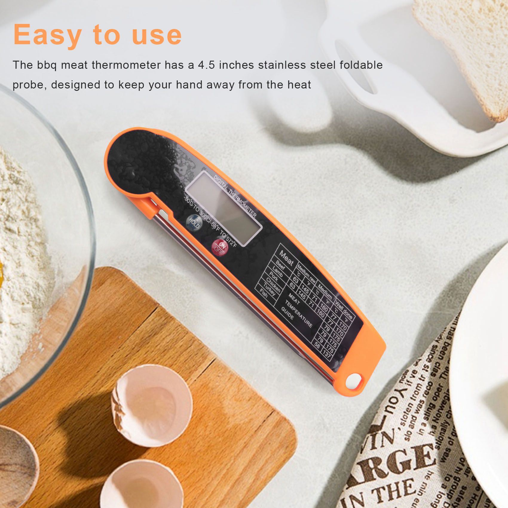 ABMI-Digital Instant Read Meat - Instant Read Thermometer ulasan dan harga