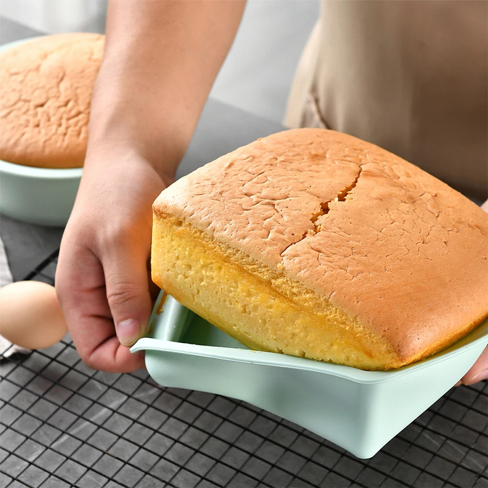 1/4Pcs Silicone Square Cake Mo - Kitchen Handy Gadgets ulasan dan harga