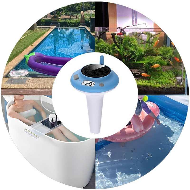 A89E-Solar-Powered Floating Di - Instant Read Thermometer ulasan dan harga