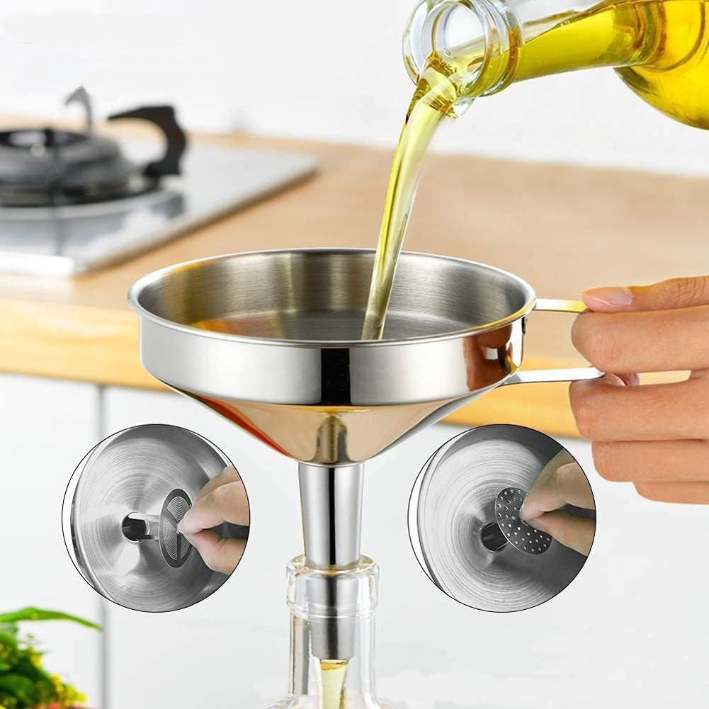 1Pc Stainless Steel Cooking Oi - Kitchen Handy Gadgets ulasan dan harga