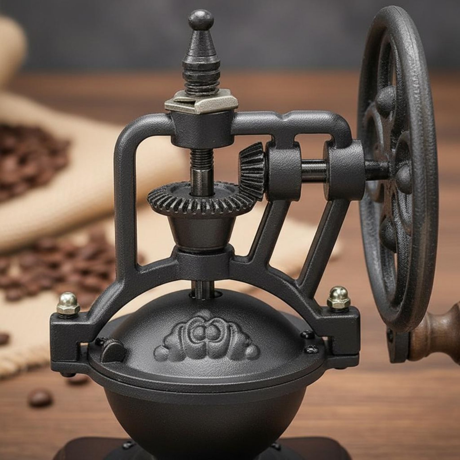 Manual Amusement Wheel Coffee  - Kitchen Gadgets Vintage ulasan dan harga