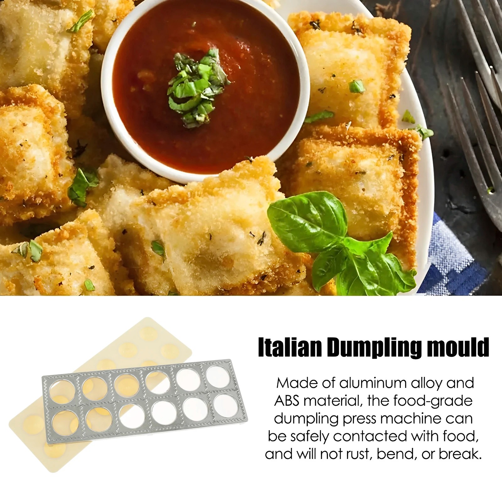 Dumpling Mold 12 Holes Ravioli - Kitchen Handy Gadgets ulasan dan harga