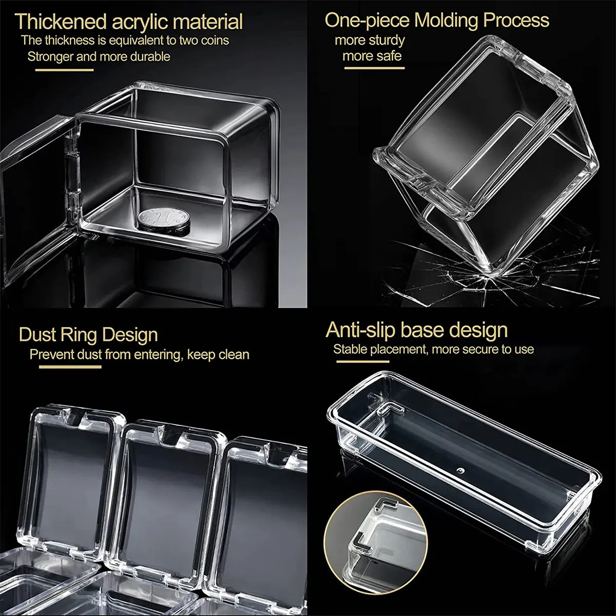 Clear Seasoning Box Set of 4 C - Korean Kitchen Gadgets ulasan dan harga