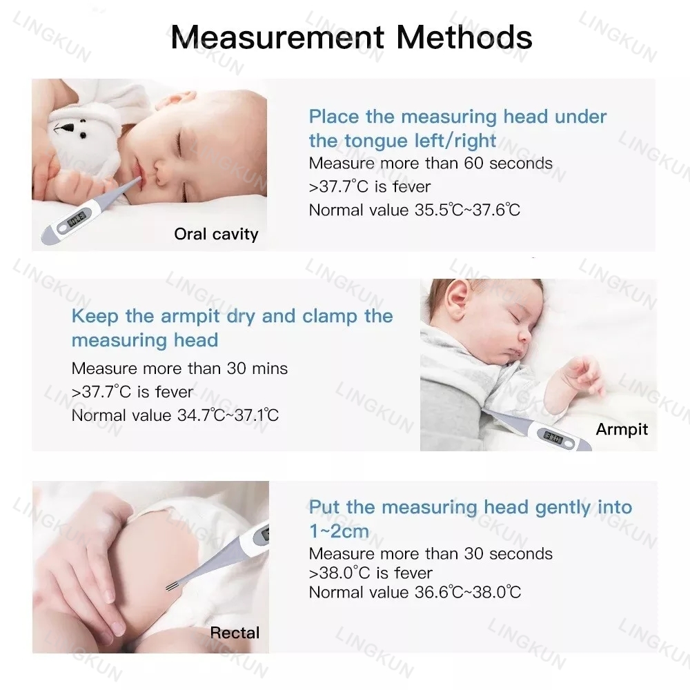Thermometer for Adults, Soft H - Instant Read Thermometer ulasan dan harga