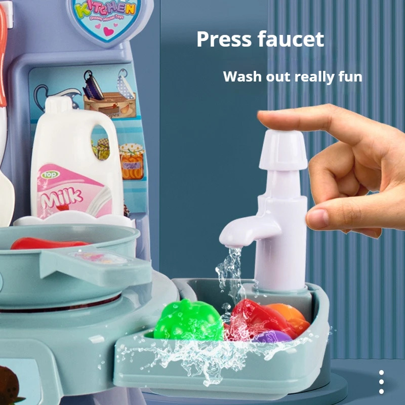 Simulated Kitchen Play Set wit - Kitchen Gadgets Kids ulasan dan harga