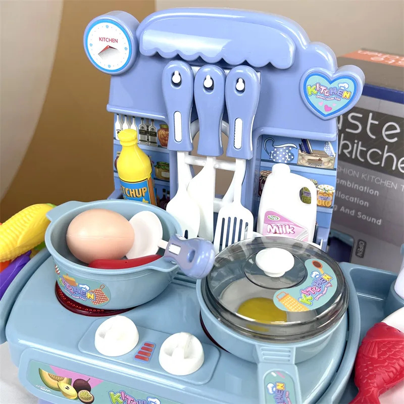 Simulated Kitchen Play Set wit - Kitchen Gadgets Kids ulasan dan harga