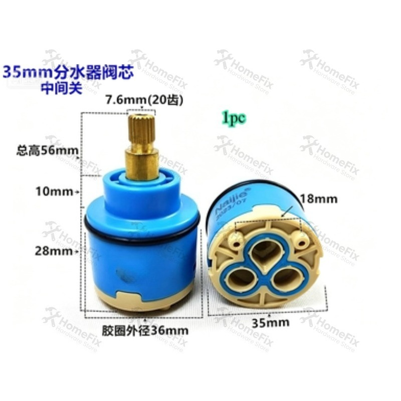 1Pcs Ceramic Valve Core 28mm 3 - Kitchen Gadgets Mixer ulasan dan harga