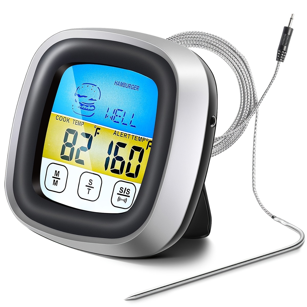 Digital Meat Thermometer BBQ T - Instant Read Thermometer ulasan dan harga