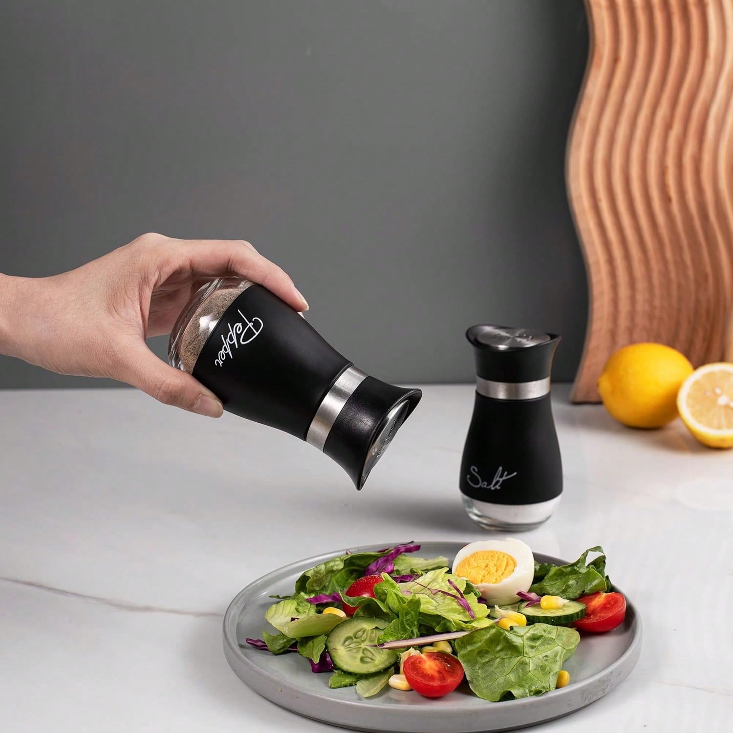 2pcs Seasoning Shaker Glass Bo - Korean Kitchen Gadgets ulasan dan harga