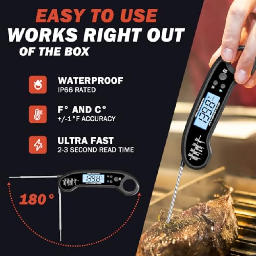 Meat Thermometer Digital Insta - Instant Read Thermometer ulasan dan harga