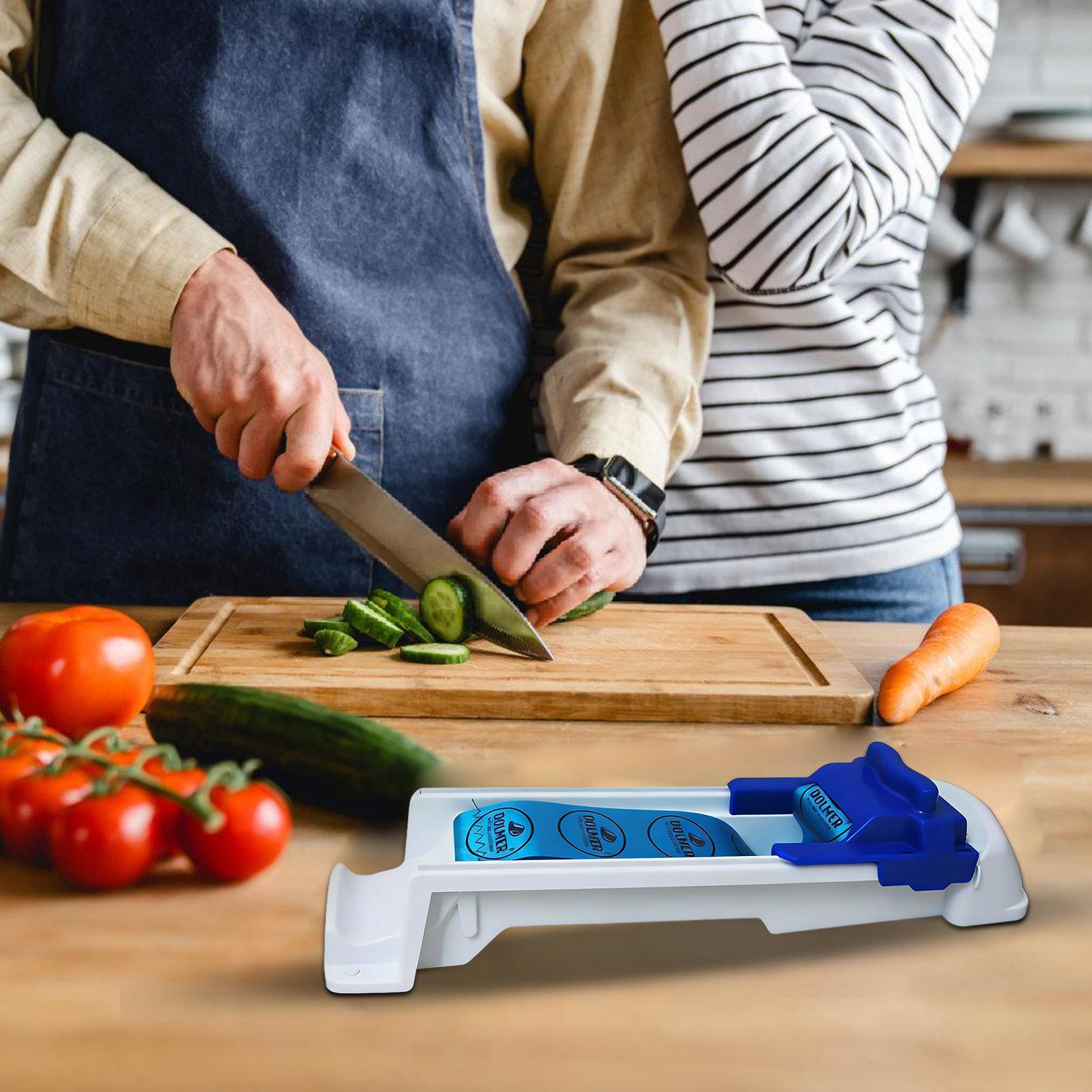 1pc White And Bule Vegetable M - Kitchen Gadgets Dropshipping ulasan dan harga
