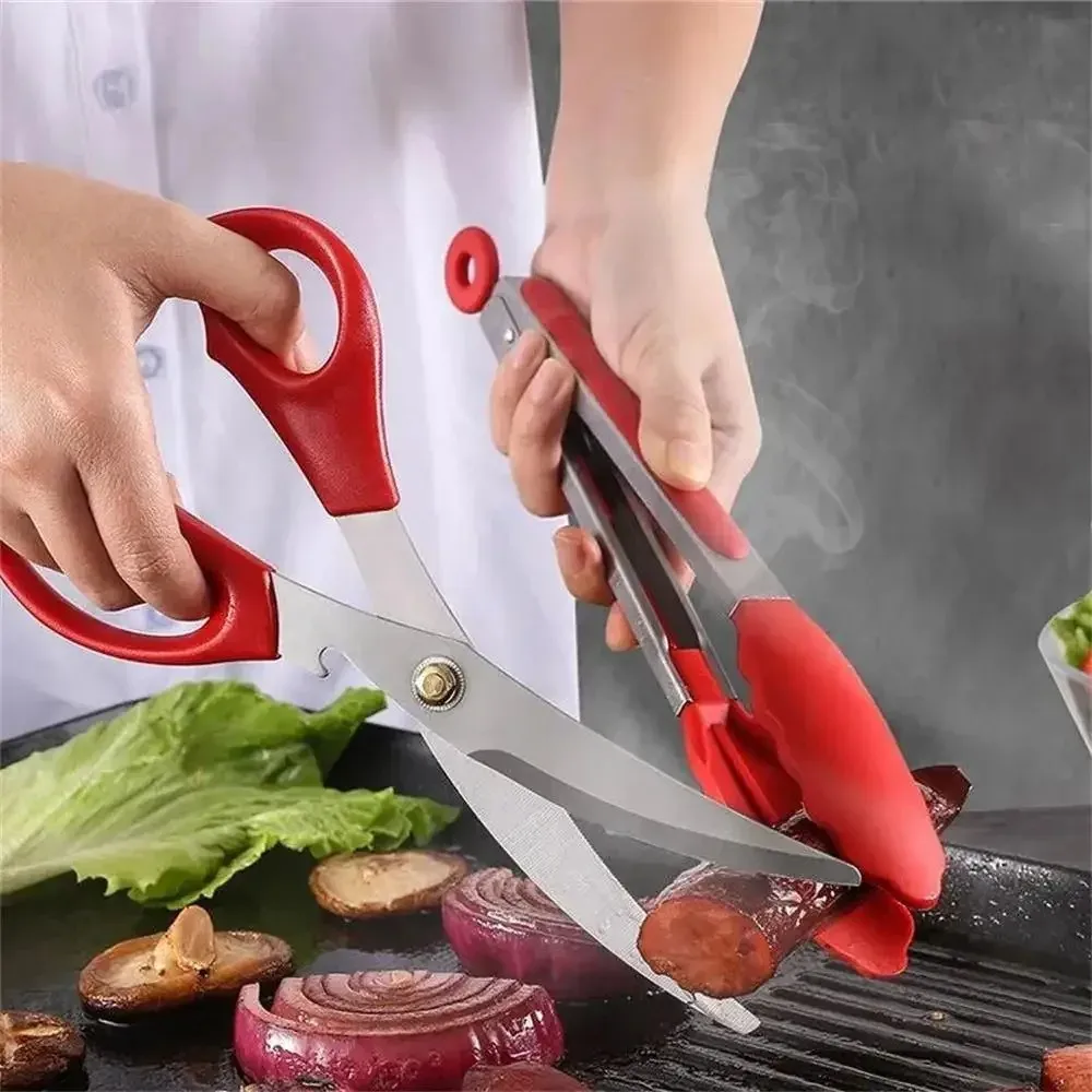 Stainless Steel Barbecue Sciss - Korean Kitchen Gadgets ulasan dan harga
