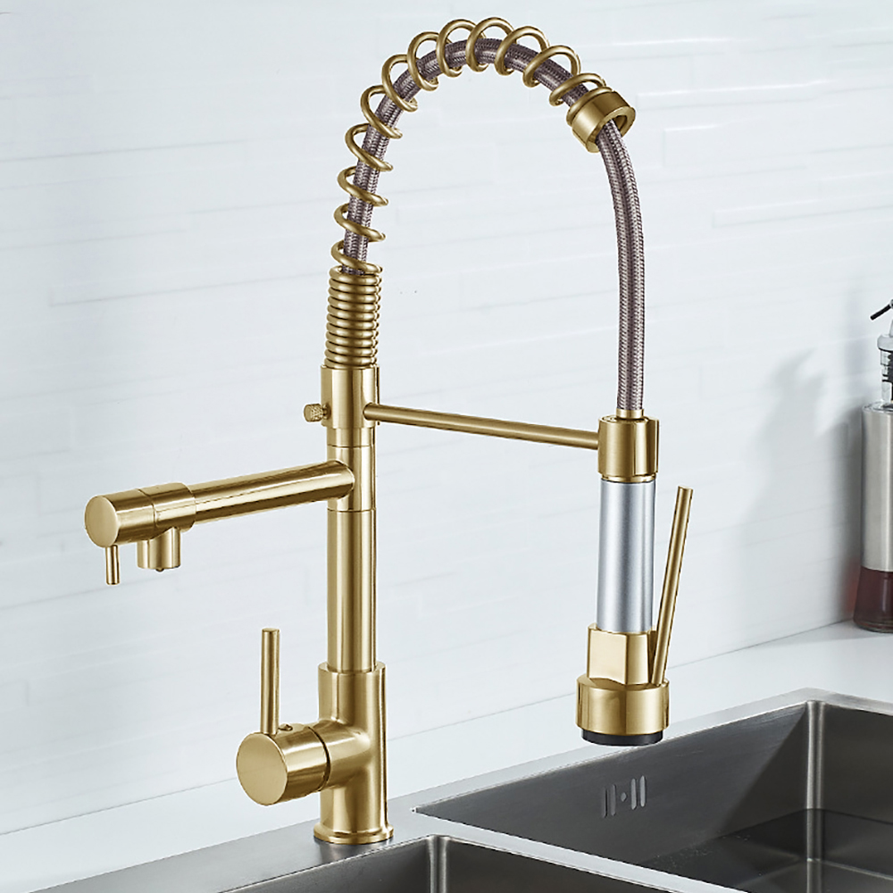 DQOK Black Brushed Spring Pull - Kitchen Gadgets Mixer ulasan dan harga