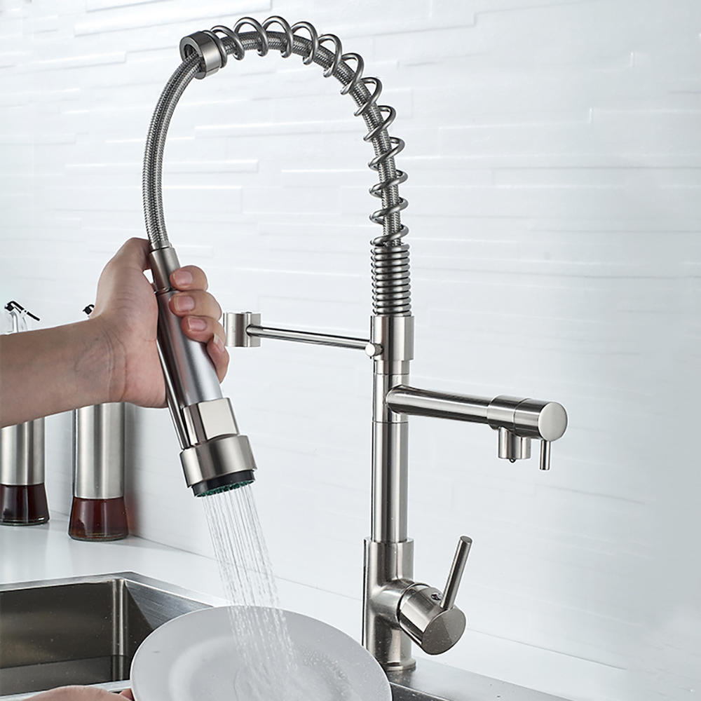 DQOK Black Brushed Spring Pull - Kitchen Gadgets Mixer ulasan dan harga