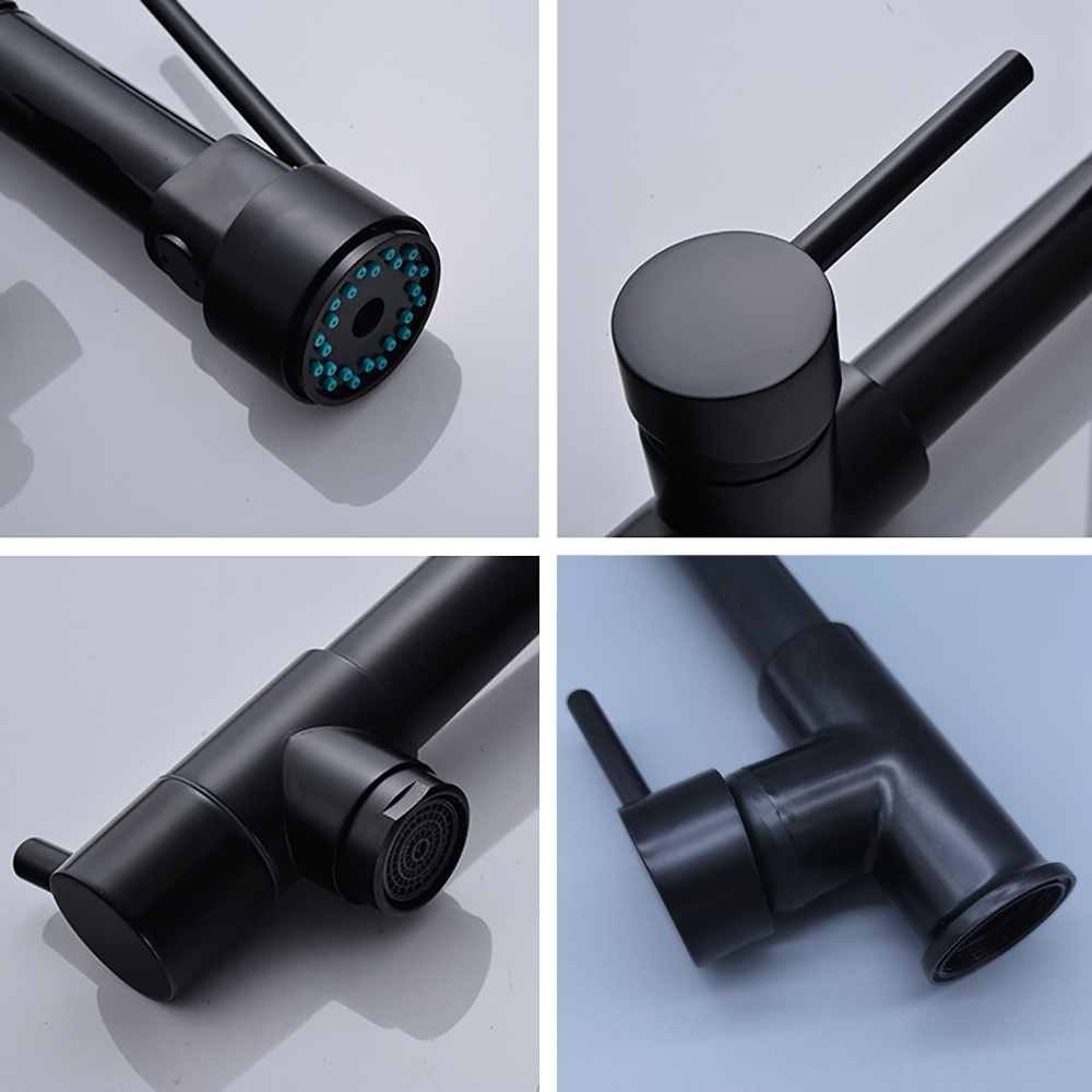 DQOK Black Brushed Spring Pull - Kitchen Gadgets Mixer ulasan dan harga