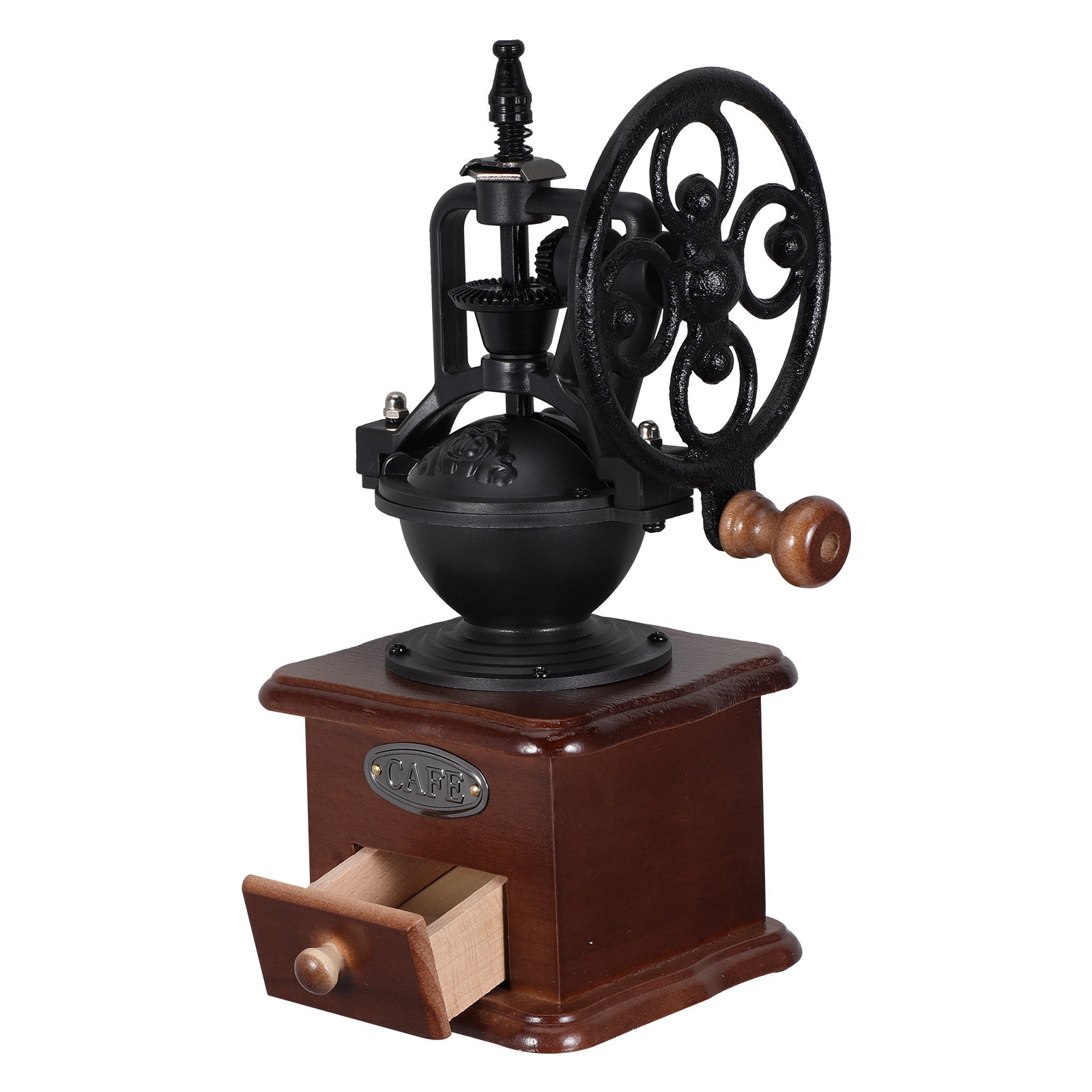 Retro Wooden Manual Coffee Mac - Kitchen Gadgets Vintage ulasan dan harga