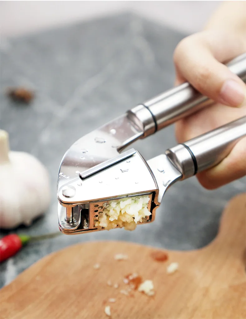 Garlic Press Crusher Stainless - Kitchen Gadgets Garlic ulasan dan harga