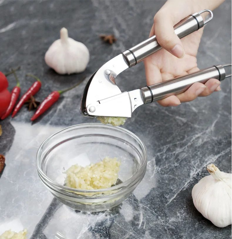 Garlic Press Crusher Stainless - Kitchen Gadgets Garlic ulasan dan harga