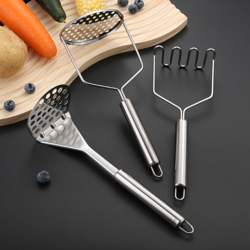 Stainless Steel Potato Masher  - Kitchen Gadgets Kids ulasan dan harga