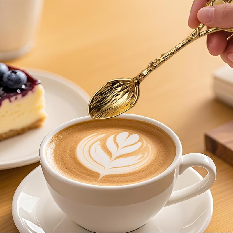 1Pc Metal Dessert Coffee Spoon - Kitchen Gadgets Vintage ulasan dan harga