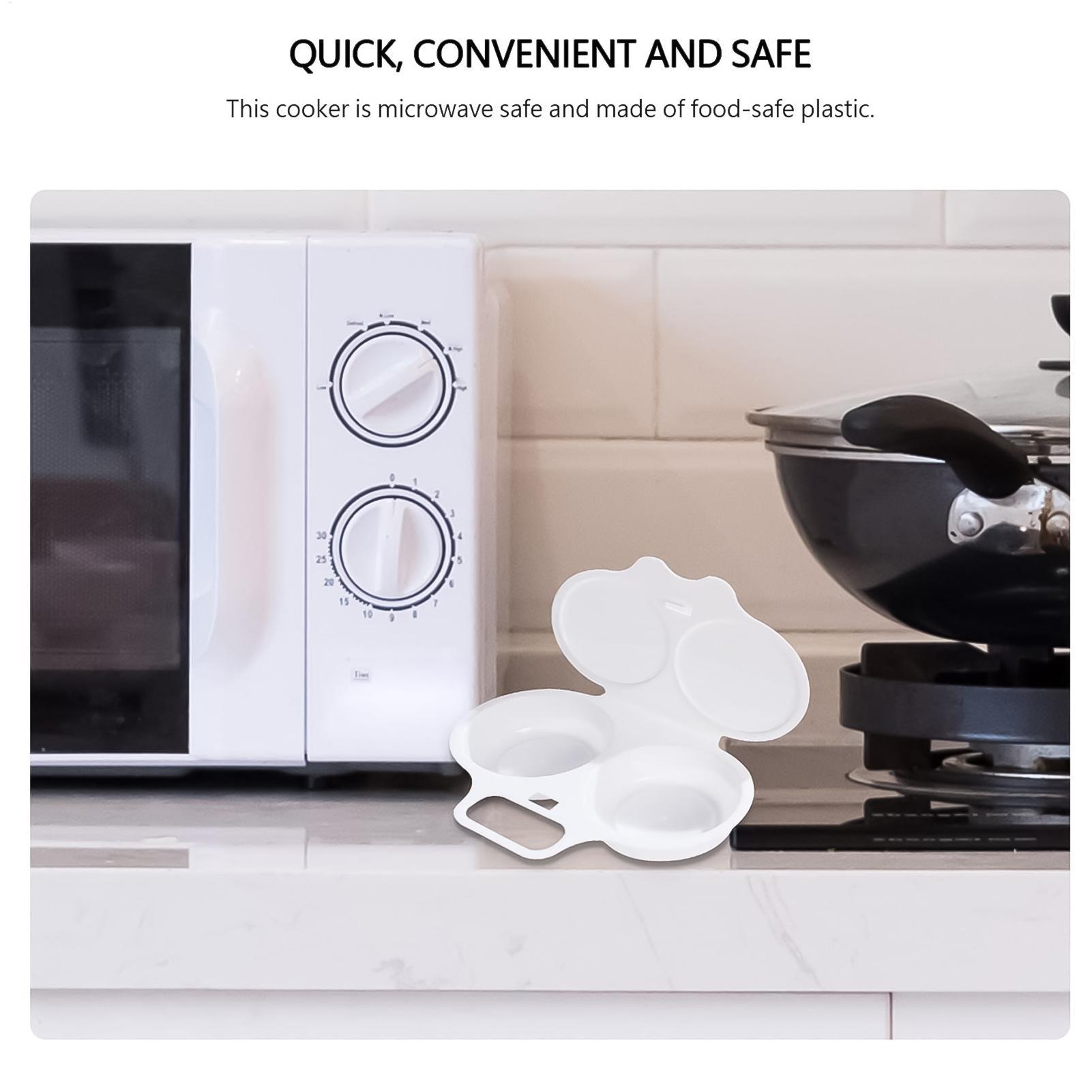 Plastic Egg Cooker 2 Cavity Mi - Kitchen Gadgets Dropshipping ulasan dan harga